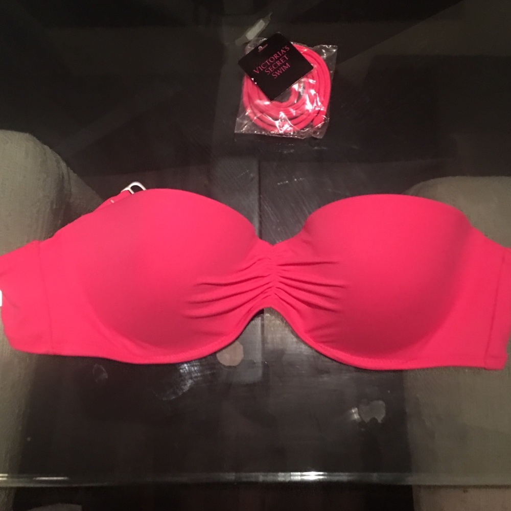 Coral bikini top from Victoria’s Secret